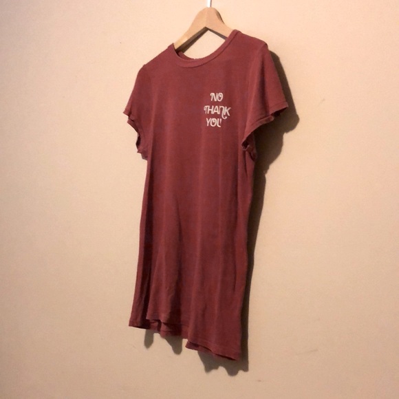 JUNK FOOD - “No Thank You” Graphic T-Shirt - Picture 1 of 5